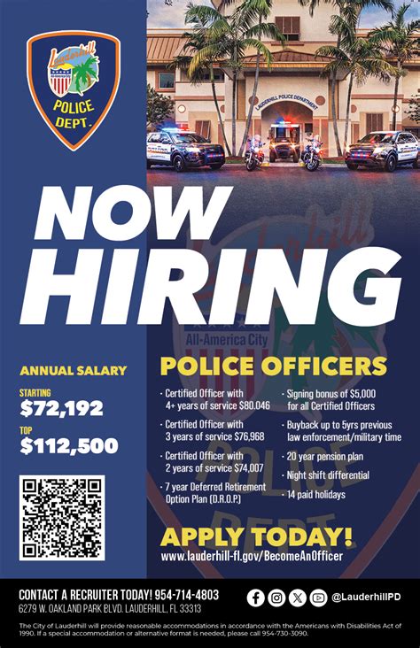 lauderhill police department|Police Recruitment and Selection .